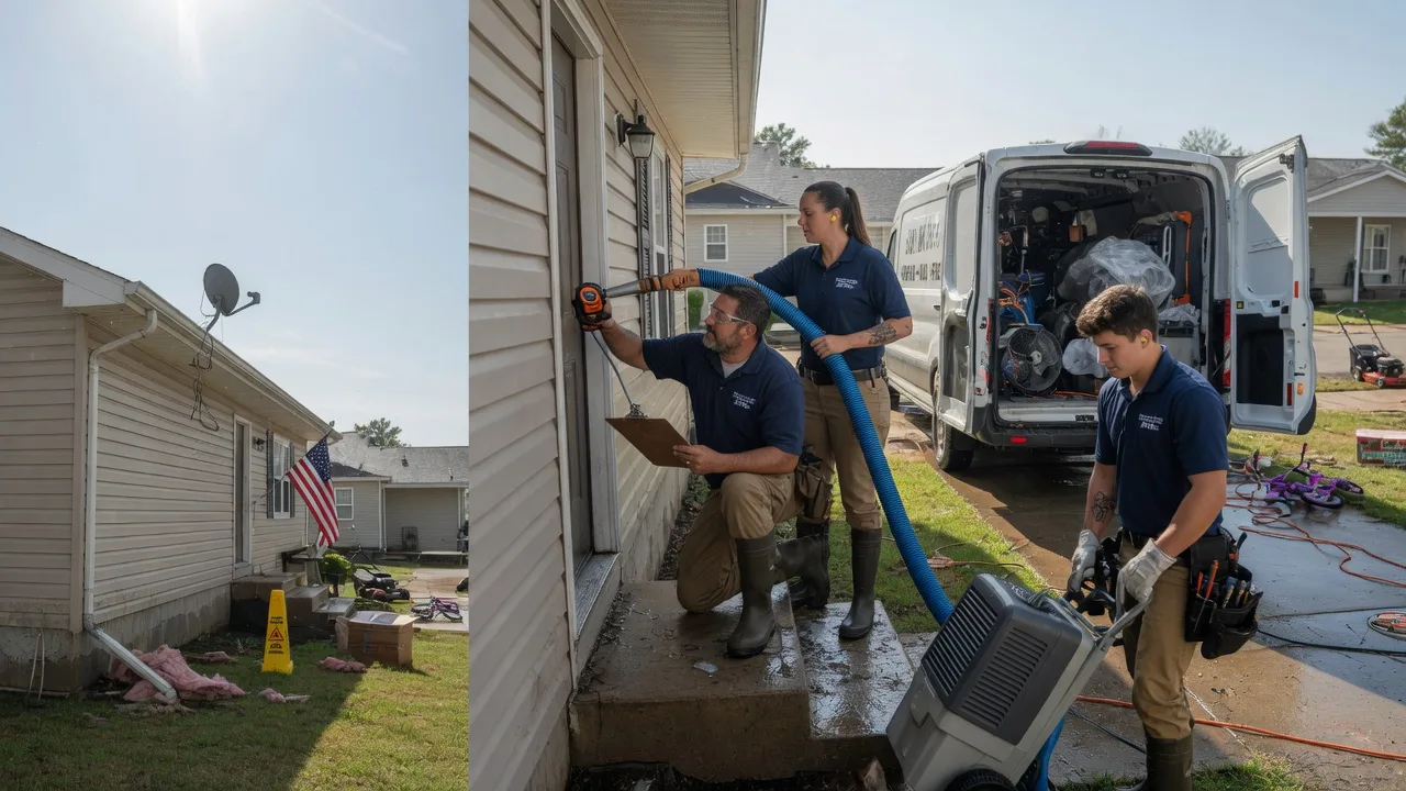 Ceiling Water Damage Restoration in Conroy, IA near me